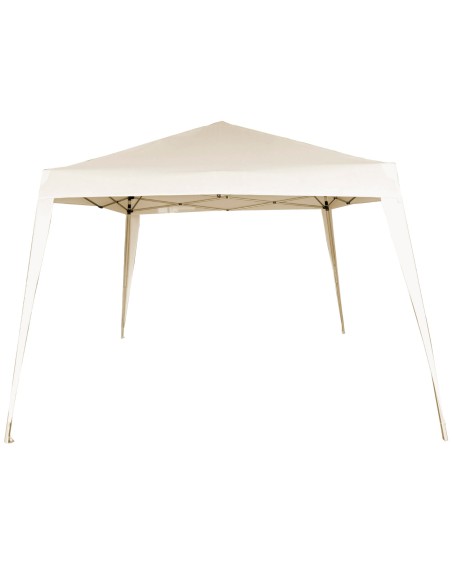 Gazebo de jardim dobrável em marfim | Distria