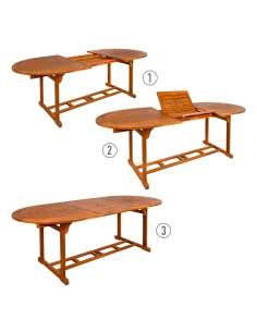 Mesa de jardim extensível 8 pessoas | Móveis de jardim 2