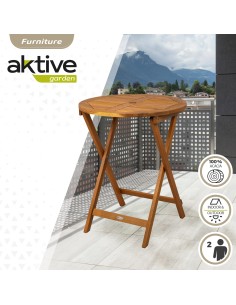 Mesa de jardim dobrável 2 pessoas | Móveis de jardim 2