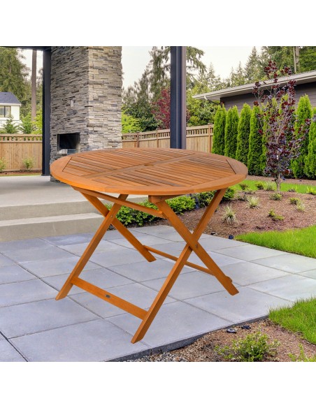 Mesa de jardim extensível 6 pessoas | Móveis de jardim