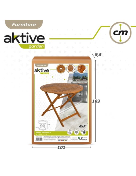 Mesa de jardim extensível 6 pessoas | Móveis de jardim