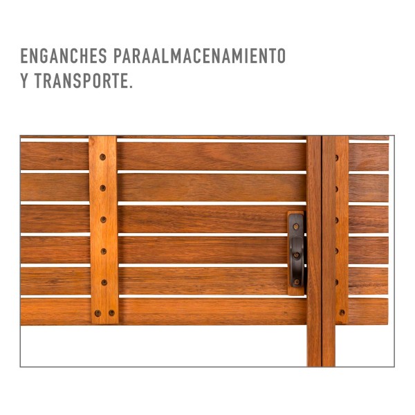 Mesa de jardim retangular para 6 pessoas | Móveis de jardim