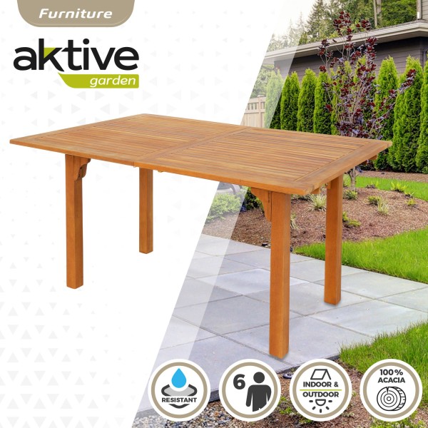 Mesa de jardim extensível 6 pessoas | Móveis de jardim