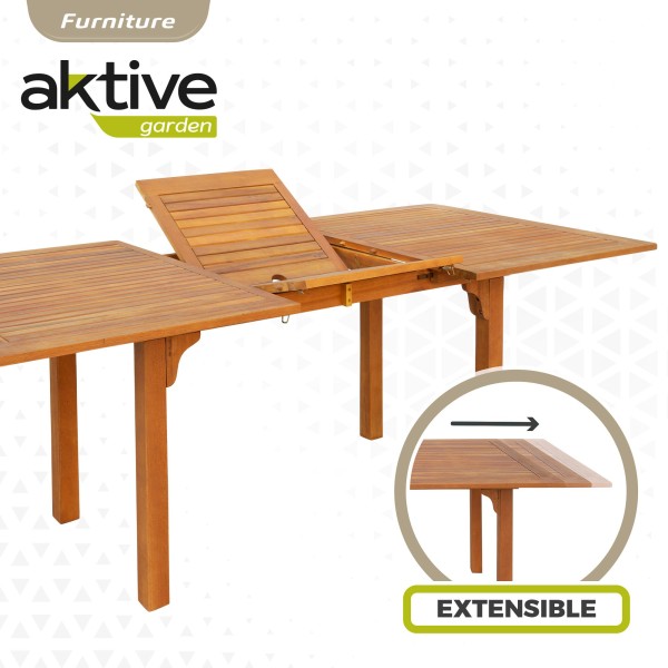 Mesa de jardim extensível 6 pessoas | Móveis de jardim