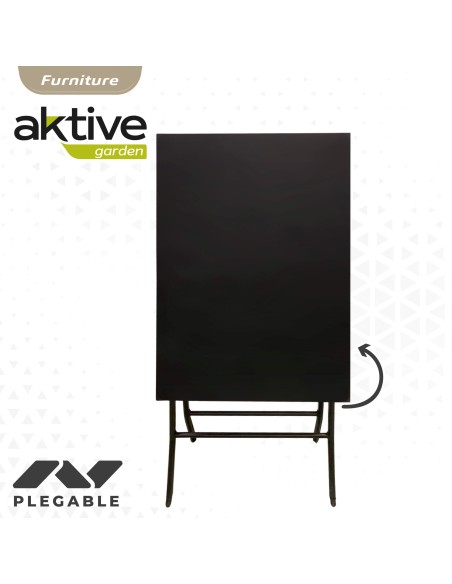 Mesa de jardim dobrável quadrada Aktive | Mesas dobráveis Distria 