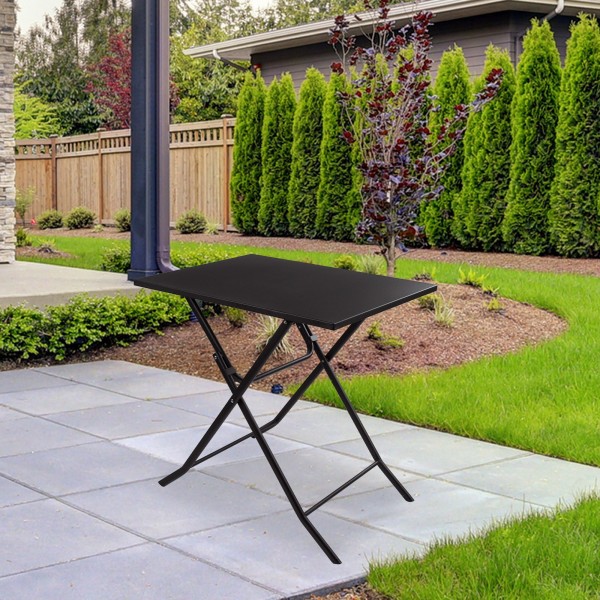 Mesa de jardim dobrável quadrada Aktive | Mesas dobráveis Distria 