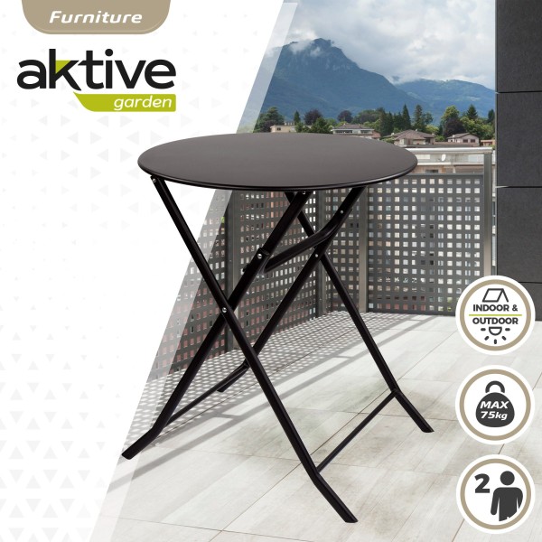 Mesa redonda dobrável para jardim Aktive | Mesas dobráveis Distria