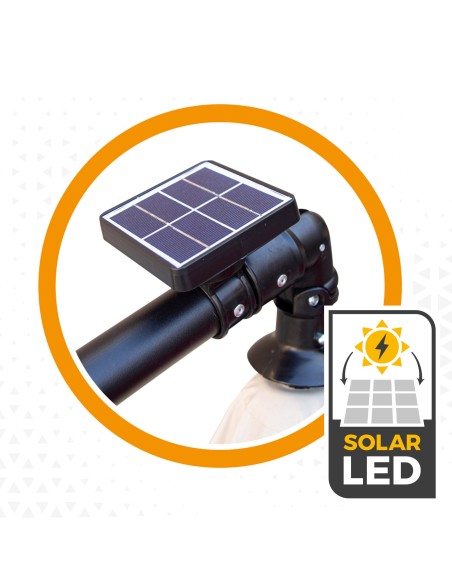 Guarda-sol excêntrico 32 luzes LED | Viseiras