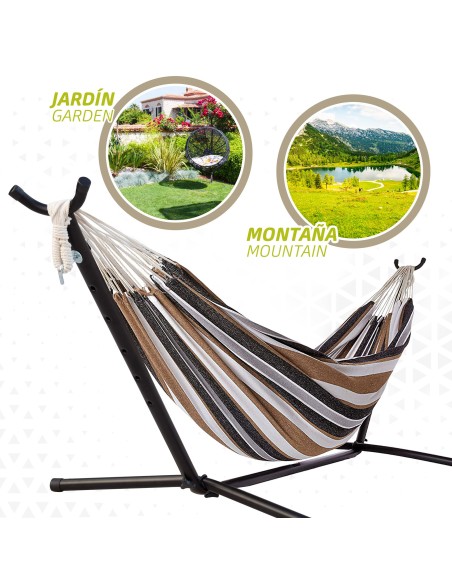 Rede de terraço com apoio | Móveis de jardim