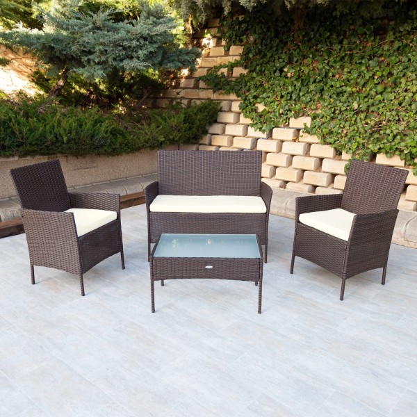 Móveis de jardim e terraço com mesa | Móveis de jardim
