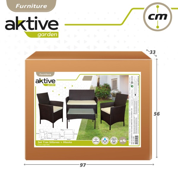 Móveis de jardim e terraço com mesa | Móveis de jardim