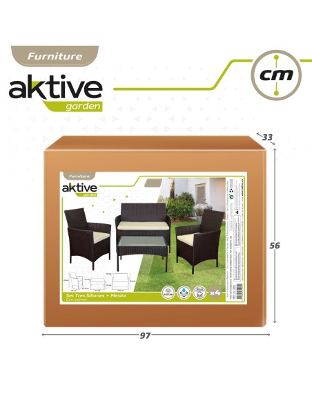 Móveis de jardim e terraço com mesa | Móveis de jardim