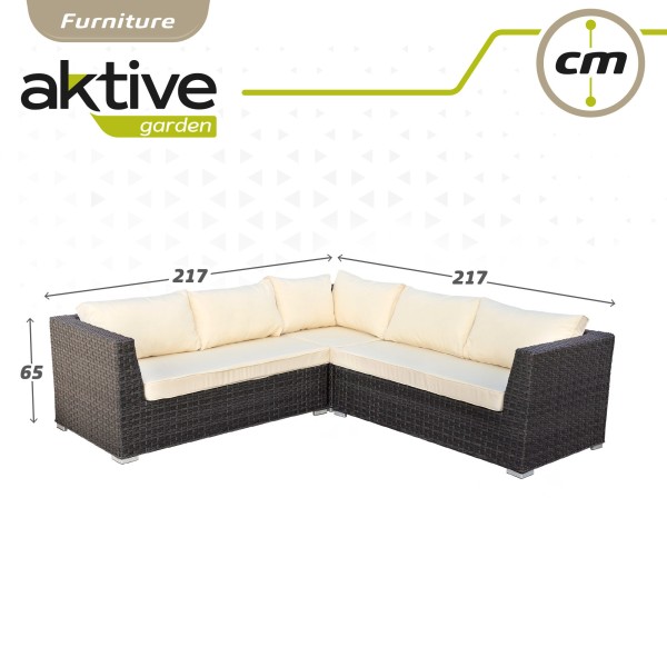 Móveis de jardim e terraço sofá modular | Móveis de jardim