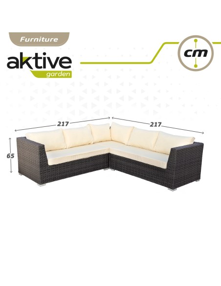 Móveis de jardim e terraço sofá modular | Móveis de jardim