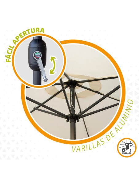 Guarda-sol para terraço e jardim Ø300 - Guarda-sóis | Distria