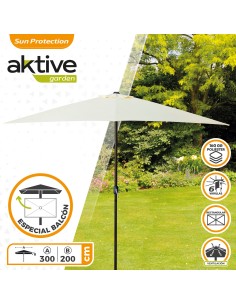 Guarda-chuva para terraço e jardim retangular 2x3m | Distria 2