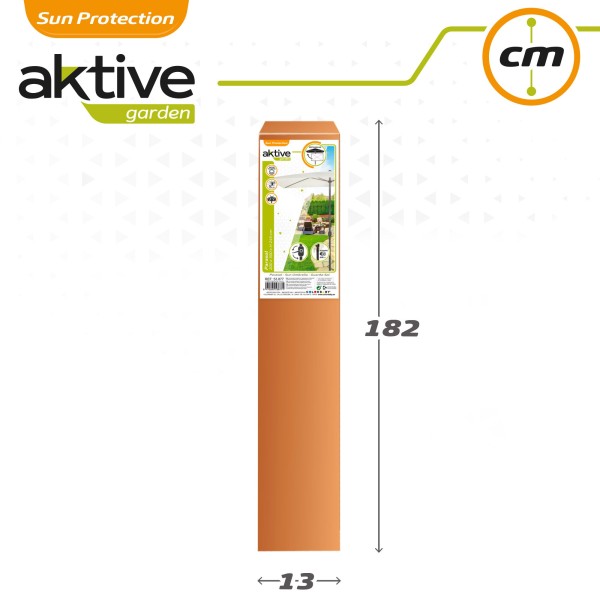 Guarda-chuva para terraço e jardim retangular 2x3m | Distria