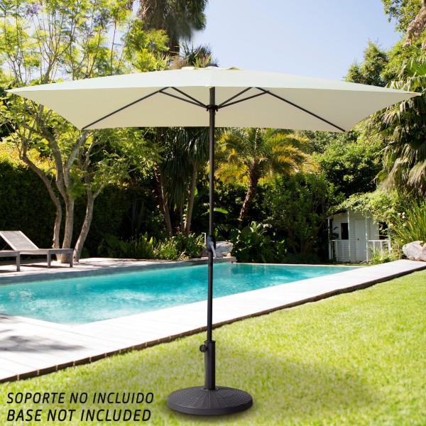 Guarda-sol terraço inclinável 300x300 cm - Guarda-sóis | Distria