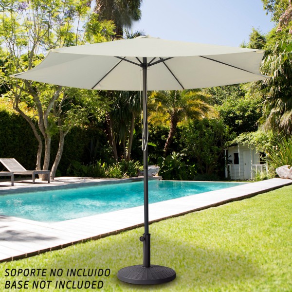 Guarda-sol terraço Ø270 cm creme - Guarda-sóis | Distria