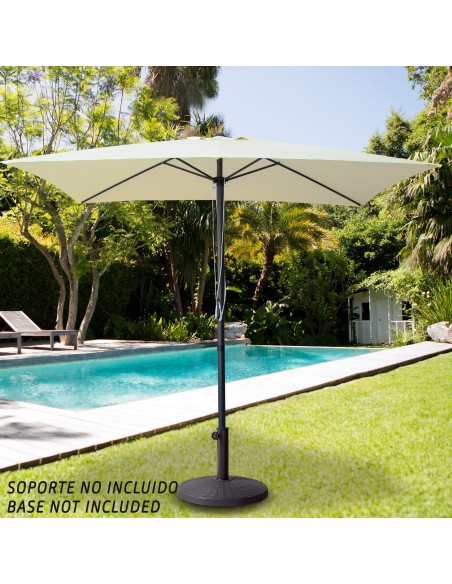 Terraço terraço 300x200 cm creme - Guarda-sóis | Distria