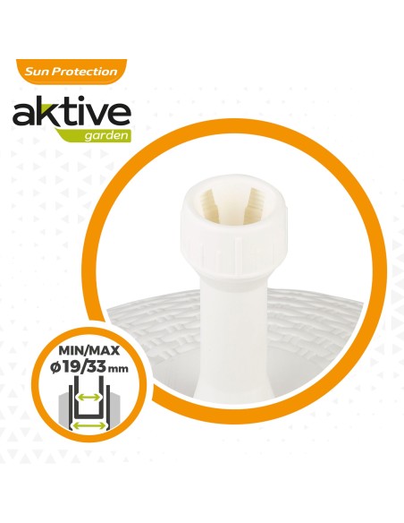 Base para guarda-chuva circular Aktive 19-33 mm | Distria guarda-sóis