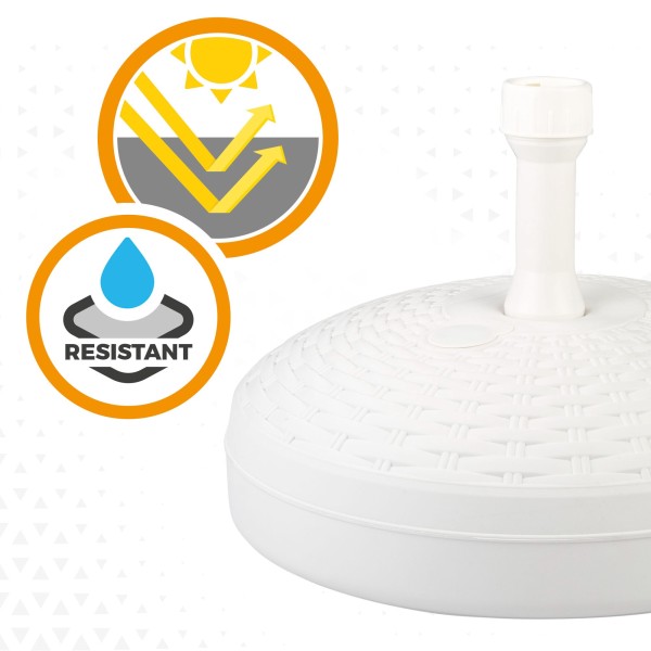 Base para guarda-chuva circular Aktive 19-33 mm | Distria guarda-sóis