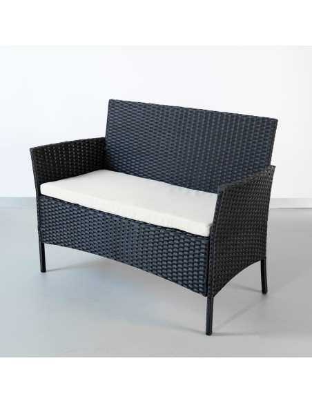 Conjunto de móveis de terraço em vime | Distria