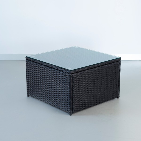 Conjunto de móveis de terraço c/sofá cheslong modular | Distria