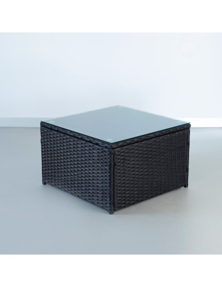Conjunto de móveis de terraço c/sofá cheslong modular | Distria