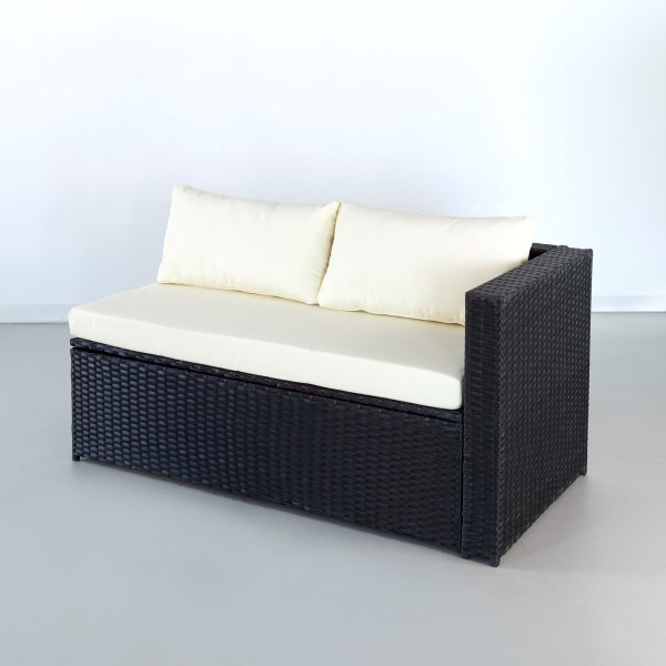 Conjunto de móveis de terraço c/sofá cheslong modular | Distria