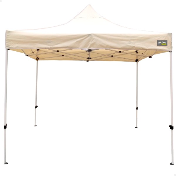 Gazebo Dobrável Ajustável em Altura Creme | distria