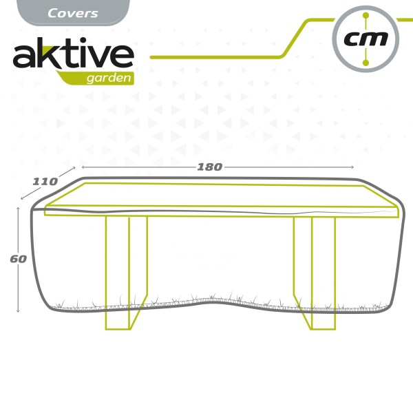 Capa protetora para mesas de jardim Aktive – Distria.com