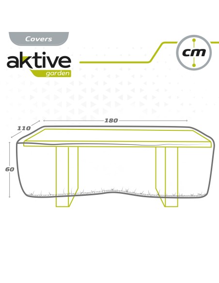 Capa protetora para mesas de jardim Aktive – Distria.com
