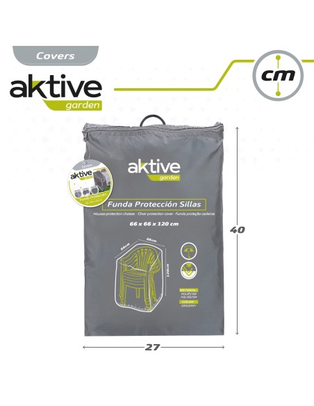 Capa Protetora para Cadeiras de Jardim Aktive – Distria.com