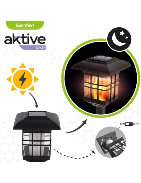 Lanterna solar LED 2 em 1 Aktive | Distria
