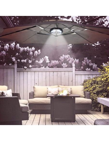 Lâmpada LED para guarda-sol Ø20 cm | Iluminação do jardim