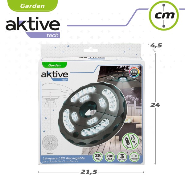Lâmpada LED para guarda-sol Ø20 cm | Iluminação do jardim