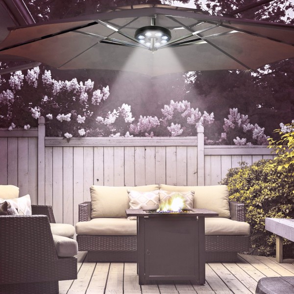 Lâmpada de guarda-sol LED Ø17 cm | Iluminação do jardim