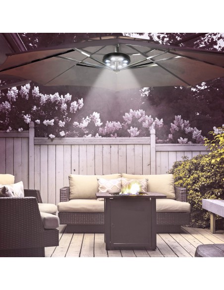 Lâmpada de guarda-sol LED Ø17 cm | Iluminação do jardim