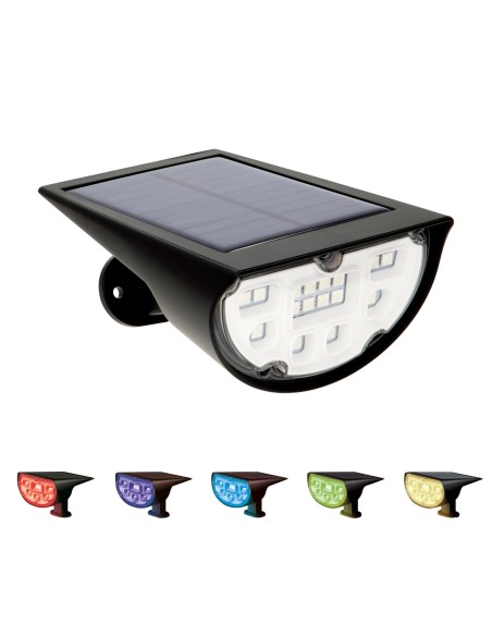 Foco solar exterior LED multicolor | Distria