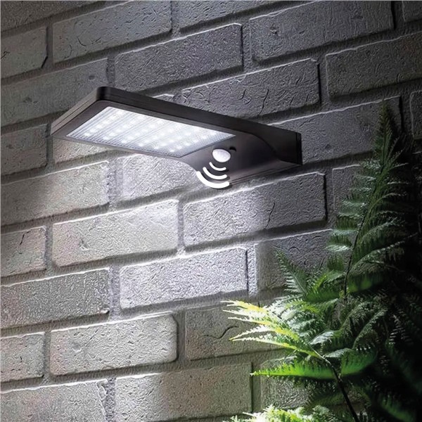 Refletor solar LED externo com sensor de movimento | Distria