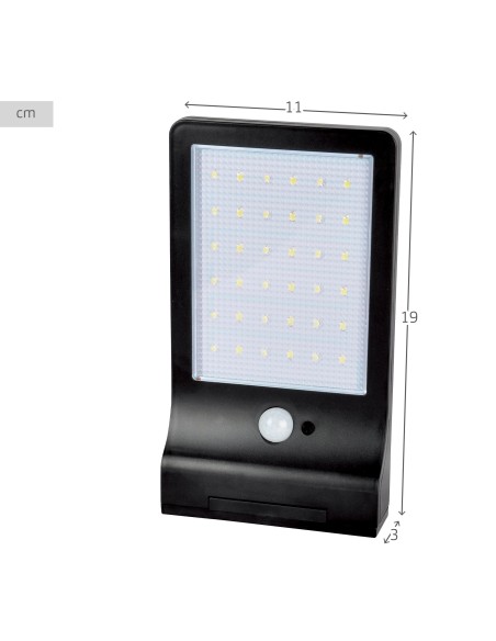 Refletor solar LED externo com sensor de movimento | Distria
