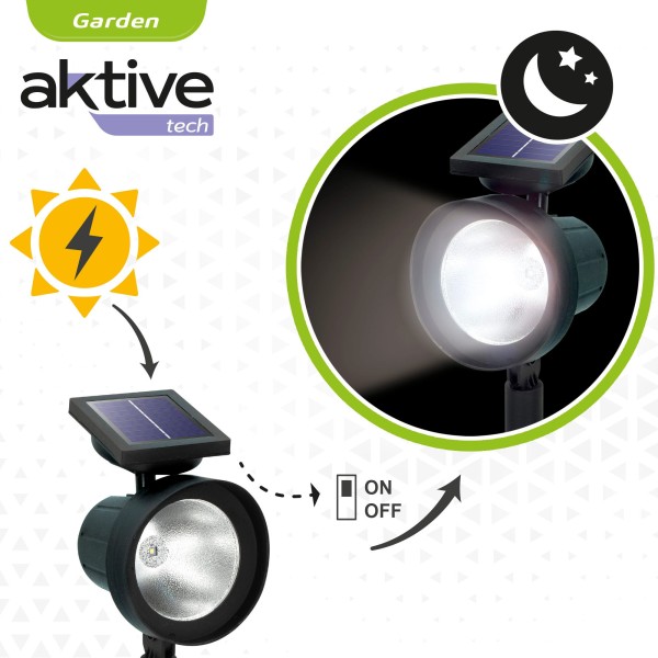 2 luzes solares ao ar livre | Distria