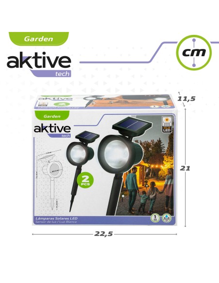 2 luzes solares ao ar livre | Distria