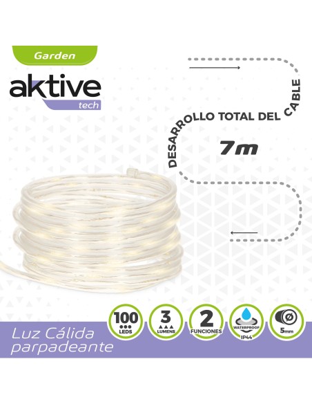Mangueira solar com tiras LED Aktive | Distria