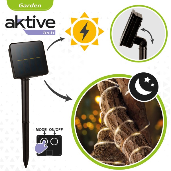 Mangueira solar com tiras LED Aktive | Distria