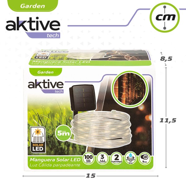 Mangueira solar com tiras LED Aktive | Distria