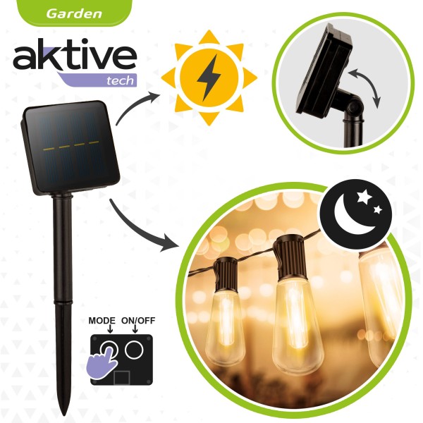 Lâmpadas LED guirlanda Aktive | Distria