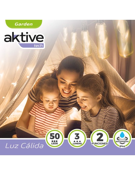 Guirlanda de LED para área externa com 10 lâmpadas Aktive | Distria
