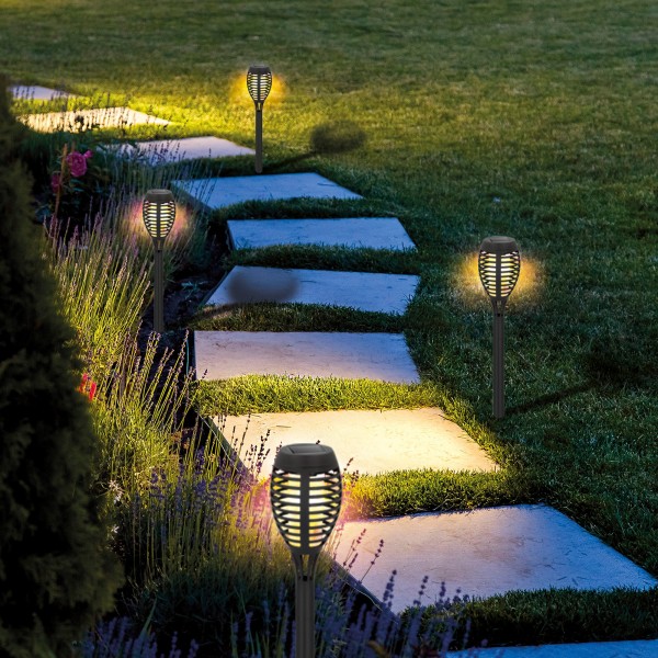 Lanterna LED com recarga solar para exterior | Distria